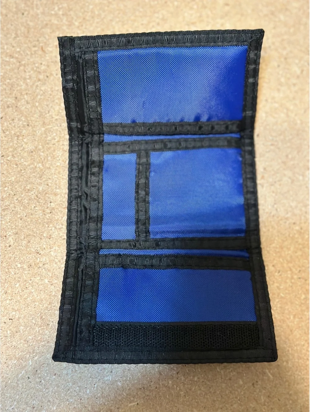 Chicago Cubs MLB Rico Industries Tri-Fold Nylon Wallet Blue Official Logo